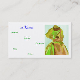 Fashion Designer Spring II Business Card Visitenkarte