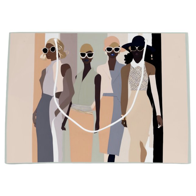 Fashion Diva Geschenktasche Große Geschenktüte (Vorderseite)