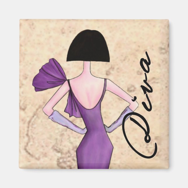 Fashion Diva Magnete Magnet (Vorne)