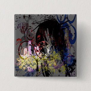 Fashion Diva Swirled Button