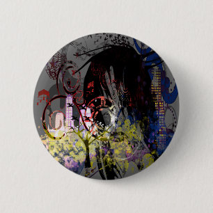 Fashion Diva Swirled Button