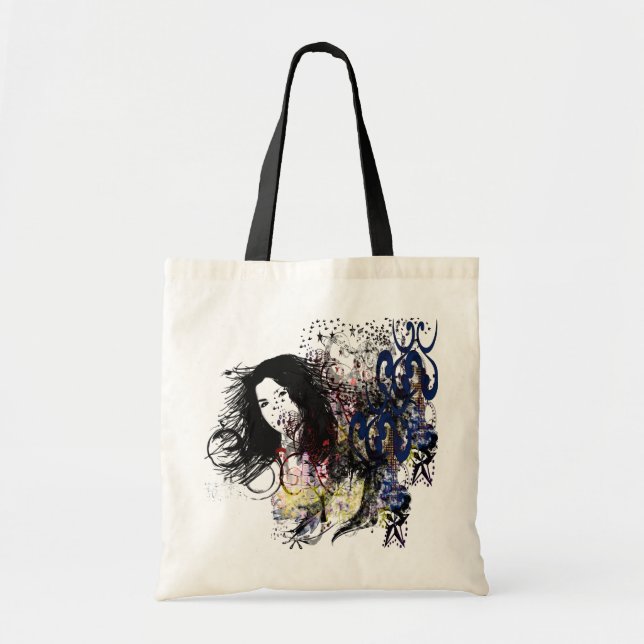 Fashion Diva Swirled Tragetasche (Vorne)