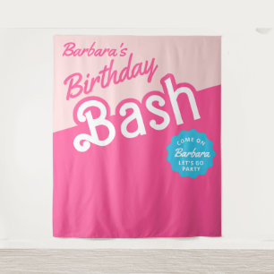 Fashion Doll Birthday Party Wandteppich
