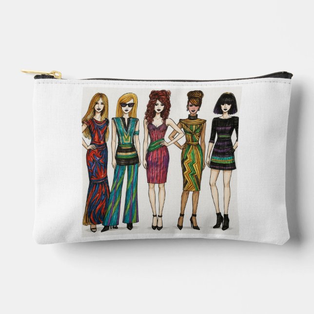 Fashion Dolls Art Pouch-Chic Accessory Bag Zubehörtasche (Vorderseite)