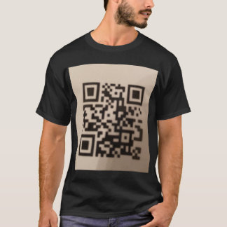 "Fashion-Forward T - Shirt mit Scannable QR Code.
