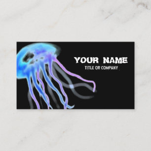 Fashion Gelee Fisch Black Business Card Visitenkarte
