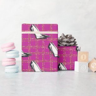 Fashion Girl Boss Pattern Geschenkpapier