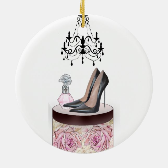 Fashion Girl High Heel Ornament (Hinten)