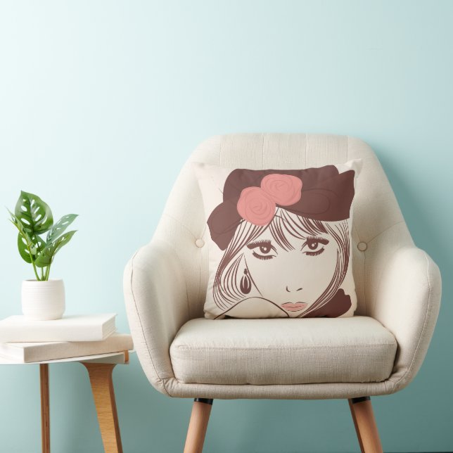 Fashion Girl Kissen (Stuhl )