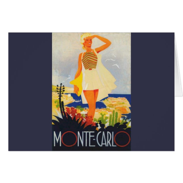 Fashion Girl Monte Carlo Beach Travel (Vorderseite (Horizontal))