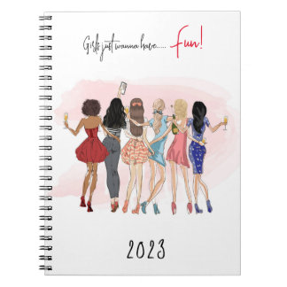 Fashion Girl Note book Notizblock