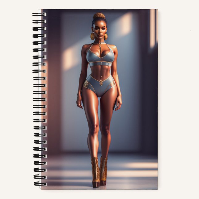 Fashion Girl Notebook Notizbuch (Vorderseite)