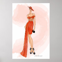 Fashion Girl Print