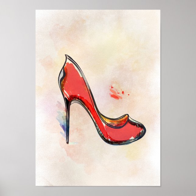 Fashion Glamour Schuhe Poster (Vorne)
