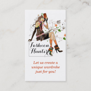 Fashion Hunter Business Card Visitenkarte