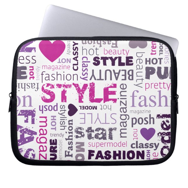 Fashion Model Style Beauty Laptop Schutzgehäuse Laptopschutzhülle (Vorderseite)