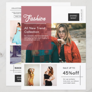 Fashion Product Promotional Flyer Template