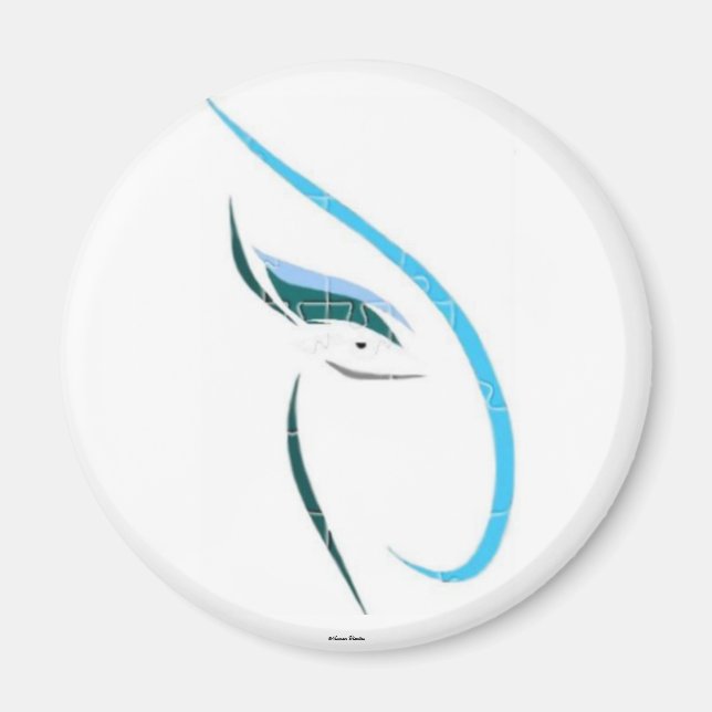 Fashion Puzzle Magnet (Vorne)