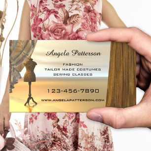 Fashion Sewing Classes Business Card Visitenkarte