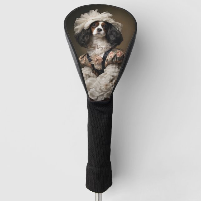 Fashion Show, Cavalier King Charles Spaniel Dog 02 Golf Headcover (Vorderseite)