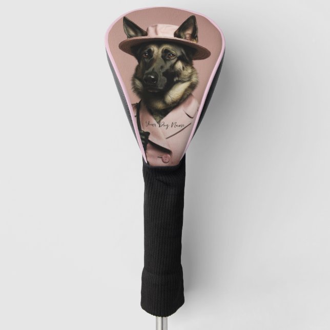 Fashion Show, German Shepherd Dog 01 - Jonathan Bo Golf Headcover (Vorderseite)