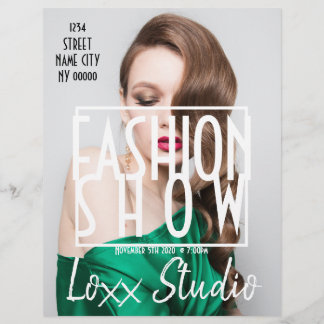 Fashion Show Model Clothing Flyer