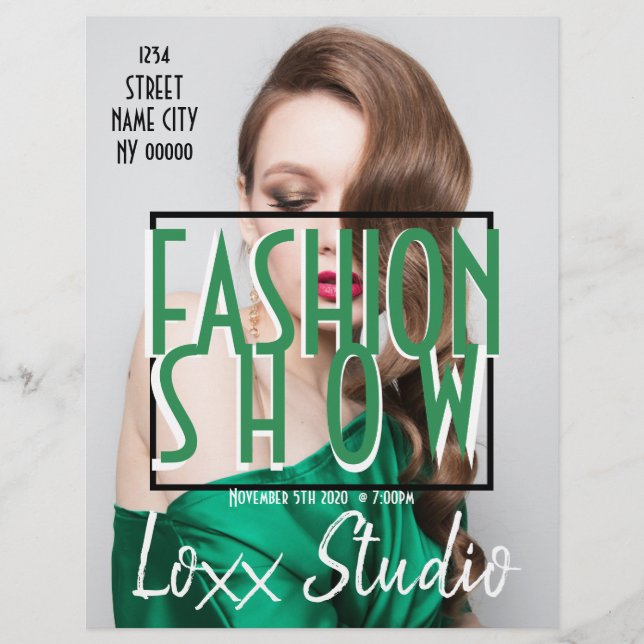 Fashion Show Model Clothing Flyer (Vorne)