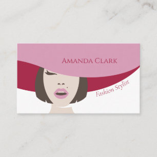Fashion Simple Stylish Modern Business Card Visitenkarte