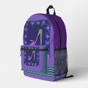 FASHION SPIKE HIGH HEELS Travel School Bedruckter Rucksack