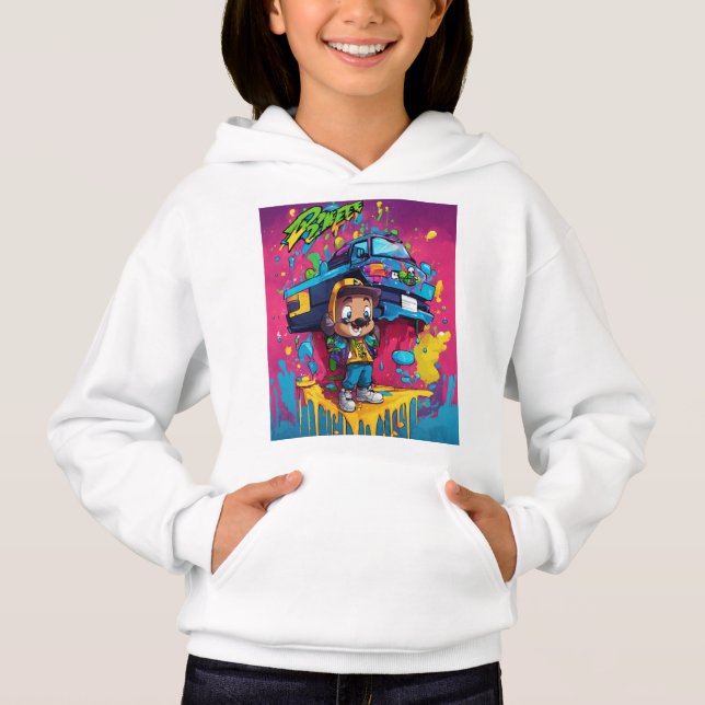 Fashion streetwear T-shirt  Personalized clothing Hoodie (Vorderseite)