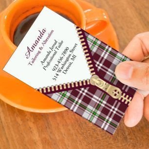 Fashion Tailoring Business Card Visitenkarte