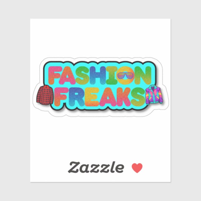 Fashion-Team-Logo-Aufkleber Aufkleber (Blatt)