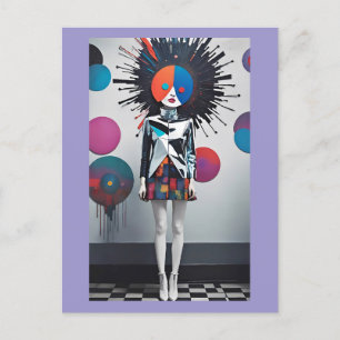 Fashion Update im Universum des Uhrmachers Postkarte