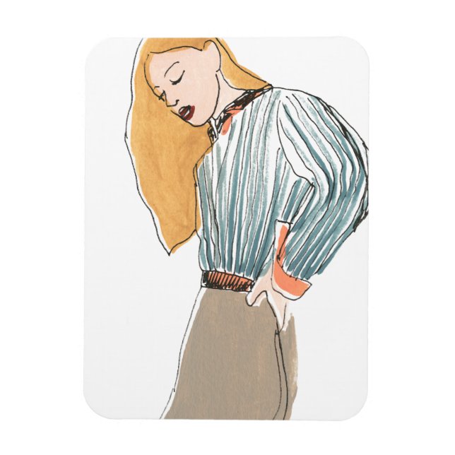 Fashion Vignette Magnet (Vertikal)