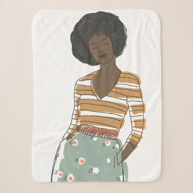 Fashion Vignette Portrait Sherpadecke (Vorderseite)
