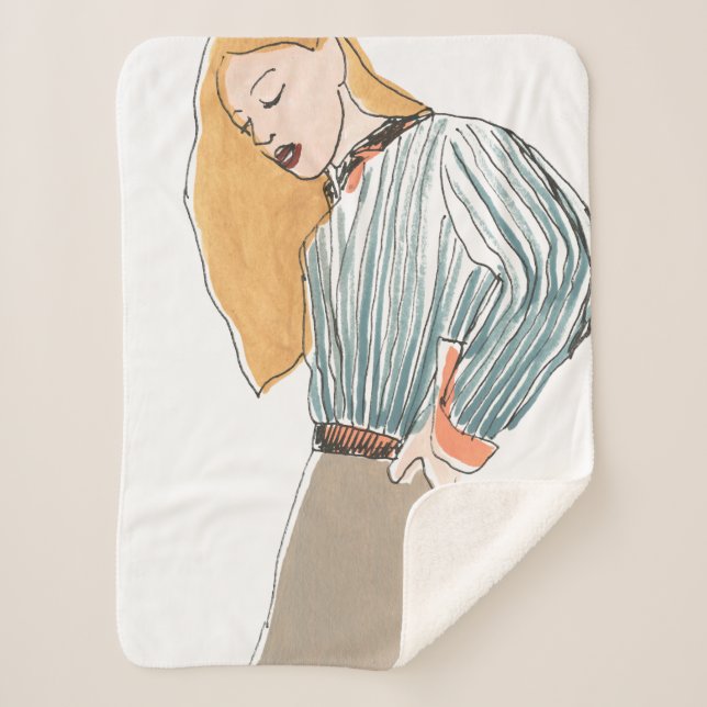 Fashion Vignette Sherpadecke (Vorderseite)