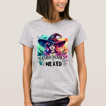 "Fashionably Hexed Witch – Modern Style Halloween 