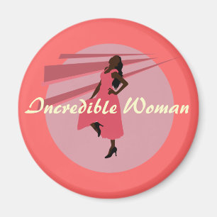 Fashiongirl in Pink Magnet