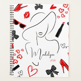 Fashionista Custom Calendar Day Planner Planer