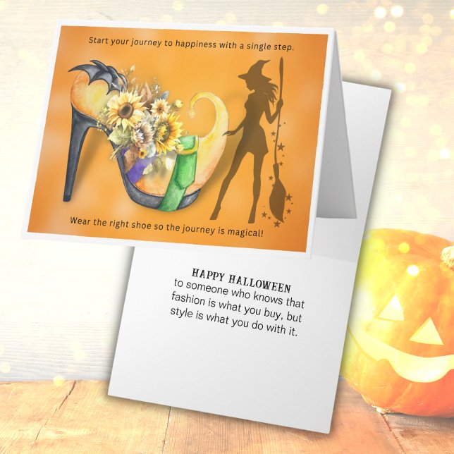 Fashionista Halloween Grußkarte Karte (Von Creator hochgeladen)