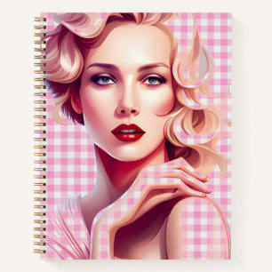 Fashionista Pink Girl Boss Notizbuch