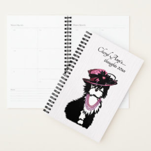 Fashionista Puppy Dog Personalisiert Planer