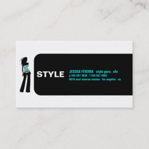 Fashionista-Visitenkarte Visitenkarte