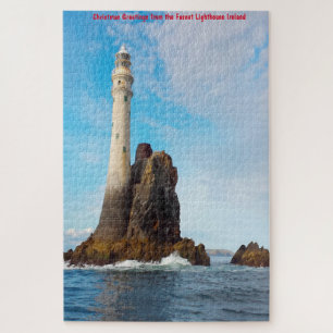 Fasnet Lighthouse "Irlands Tear Drop" Jigsaw Puz