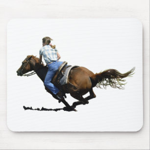 Fass-Laufen - kommend in stark Mousepad