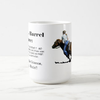 Fass-Laufen - Mädchen - wie Barrel Rennen Kaffeetasse