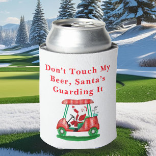 Fass mein Bier nicht an, der Weihnachtsmann bewach Dosenkühler