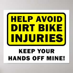 Fass Mein Dirtbike Nicht An Lustiges Poster