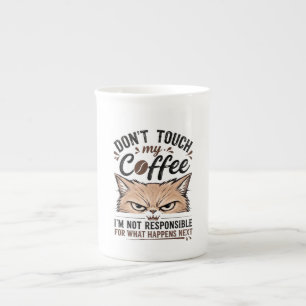 Fass meine Kaffee nicht an Grumpy Cat Lustiges Shi Prozellantasse