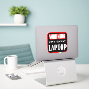 fass meinen Laptop nicht an Aufkleber
